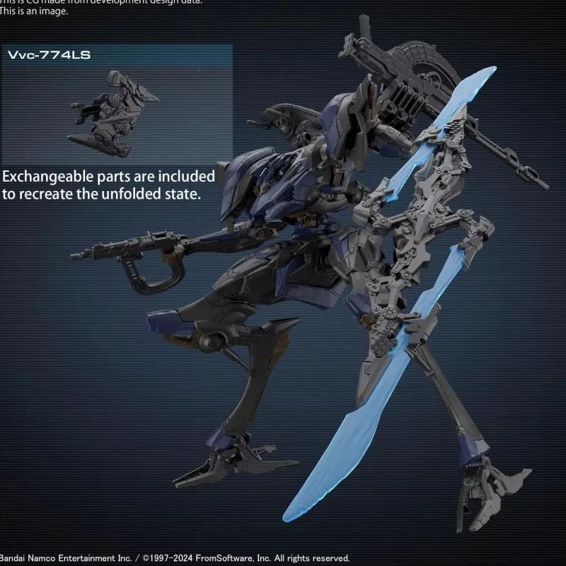 BANDAI Figure*30MM Armored Core VI Schneider Nachtreiher 40E STEEL HAZE Model Kit JAPAN