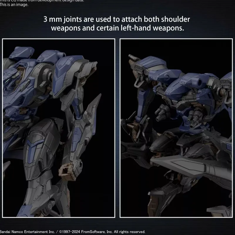 BANDAI Figure*30MM Armored Core VI Schneider Nachtreiher 40E STEEL HAZE Model Kit JAPAN