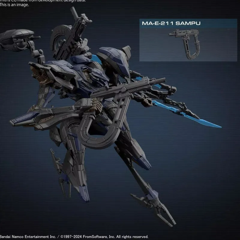 BANDAI Figure*30MM Armored Core VI Schneider Nachtreiher 40E STEEL HAZE Model Kit JAPAN