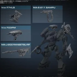 BANDAI Figure*30MM Option Parts Set Armored Core VI Fires of Rubicon Weapon Set 06