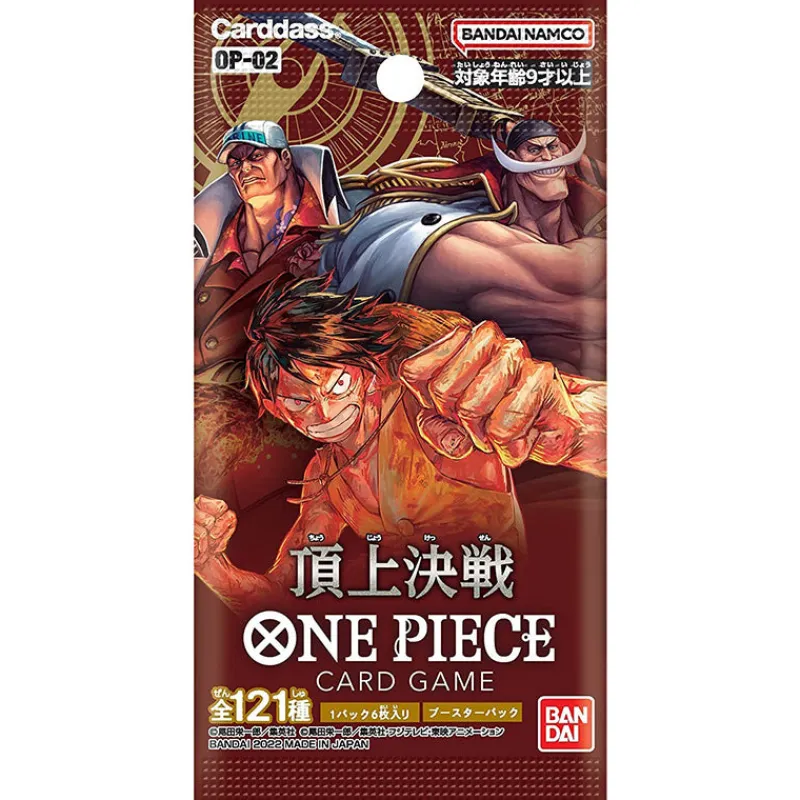 BANDAI Cards|One Piece*ONE PIECE Card Game Paramount War OP-02 Booster BOX TCG JAPAN OFFICIAL