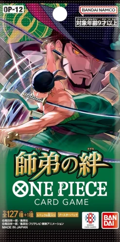 BANDAI Cards|One Piece*ONE PIECE Card Game The Bond of Master and Disciple OP-12 Booster BOX TCG