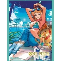 BANDAI One Piece*ONE PIECE Card Game Official Card Sleeve 4 Nami JAPAN OFFICIAL