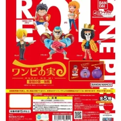 BANDAI Figure|Capsule Toy*One Piece Onepi no Mi Vol.1 Reprinted Set of 5 Figure Capsule Toy JAPAN