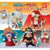 BANDAI One Piece x Taiko no Tatsujin Swing Figure Complete Set Capsule Toy JAPAN