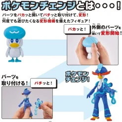BANDAI Figure*Pokemon Change Quaxly / Quaquaval Model Kit JAPAN OFFICIAL