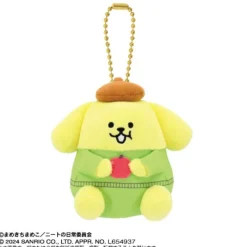BANDAI Plush Toy*Purinui Mascot Mamekichi Mameko x Sanrio Characters Pom Pom Purin Plush