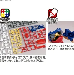 BANDAI RX-78F00/E Gundam EX-001 Glass Feather 1/144 Model Kit JAPAN OFFICIAL