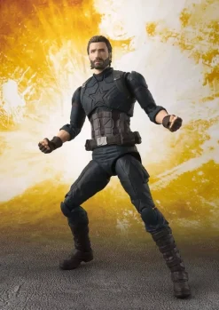 BANDAI Figure*S. H. Figuarts Avengers Captain America Infinity War Figure JAPAN
