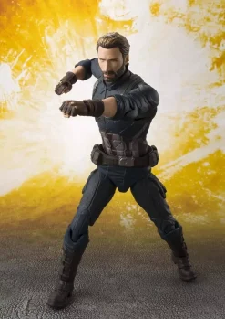 BANDAI Figure*S. H. Figuarts Avengers Captain America Infinity War Figure JAPAN