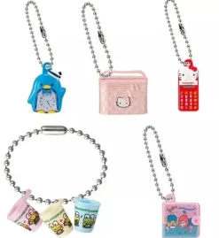 BANDAI Sanrio Characters Retro Miniature Charm Complete Set Capsule Toy JAPAN