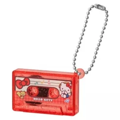 BANDAI Sanrio Characters Cassette Tape Charm Set of 8 Capsule Toy JAPAN OFFICIAL