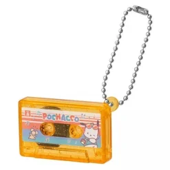 BANDAI Sanrio Characters Cassette Tape Charm Set of 8 Capsule Toy JAPAN OFFICIAL