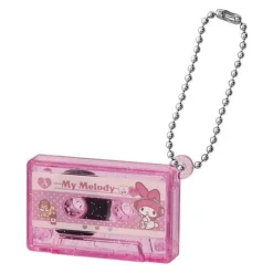 BANDAI Sanrio Characters Cassette Tape Charm Set of 8 Capsule Toy JAPAN OFFICIAL