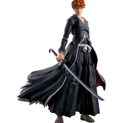 BANDAI Figure*S.H.Figuarts BLEACH Ichigo Kurosaki Getsugatensho Action Figure JAPAN