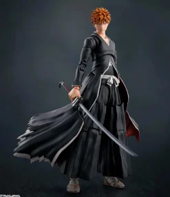 BANDAI Figure*S.H.Figuarts BLEACH Ichigo Kurosaki Getsugatensho Action Figure JAPAN