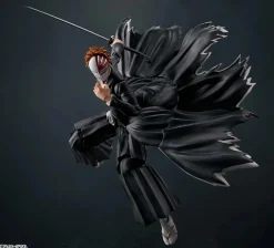 BANDAI Figure*S.H.Figuarts BLEACH Ichigo Kurosaki Getsugatensho Action Figure JAPAN