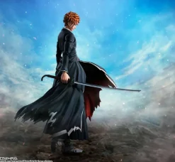 BANDAI Figure*S.H.Figuarts BLEACH Ichigo Kurosaki Getsugatensho Action Figure JAPAN