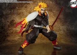 BANDAI S.H.Figuarts Demon Slayer Kyojuro Rengoku Action Figure JAPAN OFFICIAL