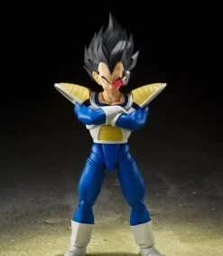 BANDAI S.H.Figuarts Dragon Ball Z Vegeta 24000 Combat Power Action Figure JAPAN