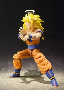 BANDAI S.H.Figuarts Dragon Ball Z Super Saiyan 3 Son Goku Action Figure JAPAN