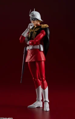 BANDAI Figure*S.H.Figuarts Mobile Suit Gundam Char Aznable Action Figure JAPAN OFFICIAL