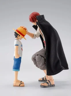 BANDAI Figure*S.H.Figuarts One Piece Shanks & Monkey D. Luffy Childhood Action Figure