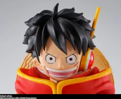 BANDAI One Piece*S.H.Figuarts ONE PIECE Monkey D Luffy Future Island Egghead Action Figure