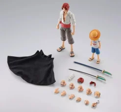 BANDAI S.H.Figuarts One Piece Shanks & Monkey D. Luffy Childhood Action Figure