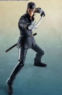 BANDAI S.H.Figuarts Rurouni Kenshin Hajime Saito Action Figure JAPAN OFFICIAL