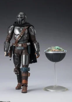 BANDAI Figure*S.H.Figuarts STAR WARS The Mandalorian Mandalorian & Grogu Action Figure