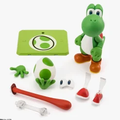 BANDAI Figure*S.H.Figuarts Super Mario Yoshi Action Figure JAPAN OFFICIAL