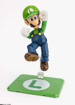 BANDAI Figure*S.H.Figuarts Super Mario Luigi Action Figure JAPAN OFFICIAL