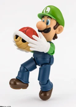 BANDAI Figure*S.H.Figuarts Super Mario Luigi Action Figure JAPAN OFFICIAL