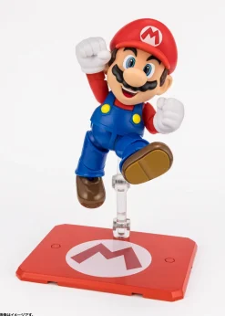 BANDAI S.H.Figuarts Super Mario Mario Action Figure JAPAN OFFICIAL