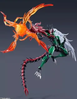 BANDAI Figure*S.H.MonsterArts Yu-Gi-Oh! Duel Monsters GX Flame Wingman Action Figure
