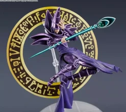 BANDAI S.H.MonsterArts Yu-Gi-Oh! Duel Monsters Dark Magician Action Figure JAPAN