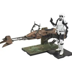 BANDAI Figure|Star Wars*Star Wars Return of the Jedi Scout Trooper & Speeder Bike Model Kit JAPAN