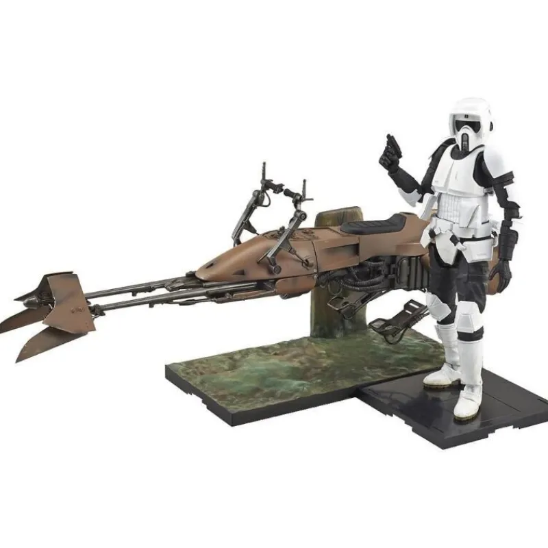 BANDAI Figure|Star Wars*Star Wars Return of the Jedi Scout Trooper & Speeder Bike Model Kit JAPAN