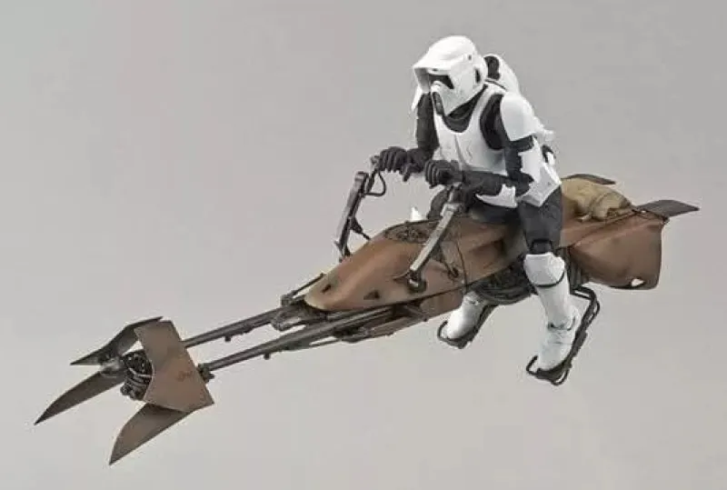 BANDAI Figure|Star Wars*Star Wars Return of the Jedi Scout Trooper & Speeder Bike Model Kit JAPAN