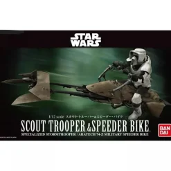 BANDAI Figure|Star Wars*Star Wars Return of the Jedi Scout Trooper & Speeder Bike Model Kit JAPAN