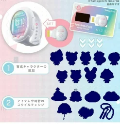 BANDAI Other Toys & Hobbies*Tamagotchi Tamasma Smart Card Sweets Rainbow NIZOO Friends Set JAPAN