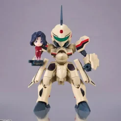 BANDAI Figure*Tiny Session Macross Plus YF-19 with Myung Fang Lone Action Figure JAPAN