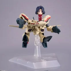 BANDAI Figure*Tiny Session Macross Plus YF-19 with Myung Fang Lone Action Figure JAPAN