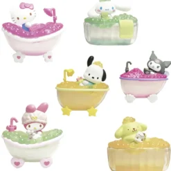 BANDAI Figure*Tokimeruzu BOX! Sanrio Characters Bubble Bath Time Figure 6Pack BOX JAPAN