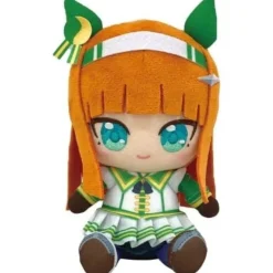 BANDAI Plush Toy*Uma Musume Pretty Derby Silence Suzuka Chibi Plush Doll JAPAN OFFICIAL