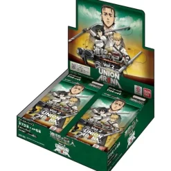 BANDAI Union Arena Attack on Titan Vol. 2 EX10BT Booster Pack Box TCG JAPAN