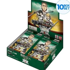 BANDAI Union Arena Attack on Titan Vol. 2 EX10BT Booster Pack Box TCG JAPAN