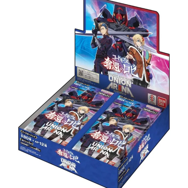 BANDAI Union Arena Code Geass Rose of Recapture UA34BT Booster Pack Box TCG