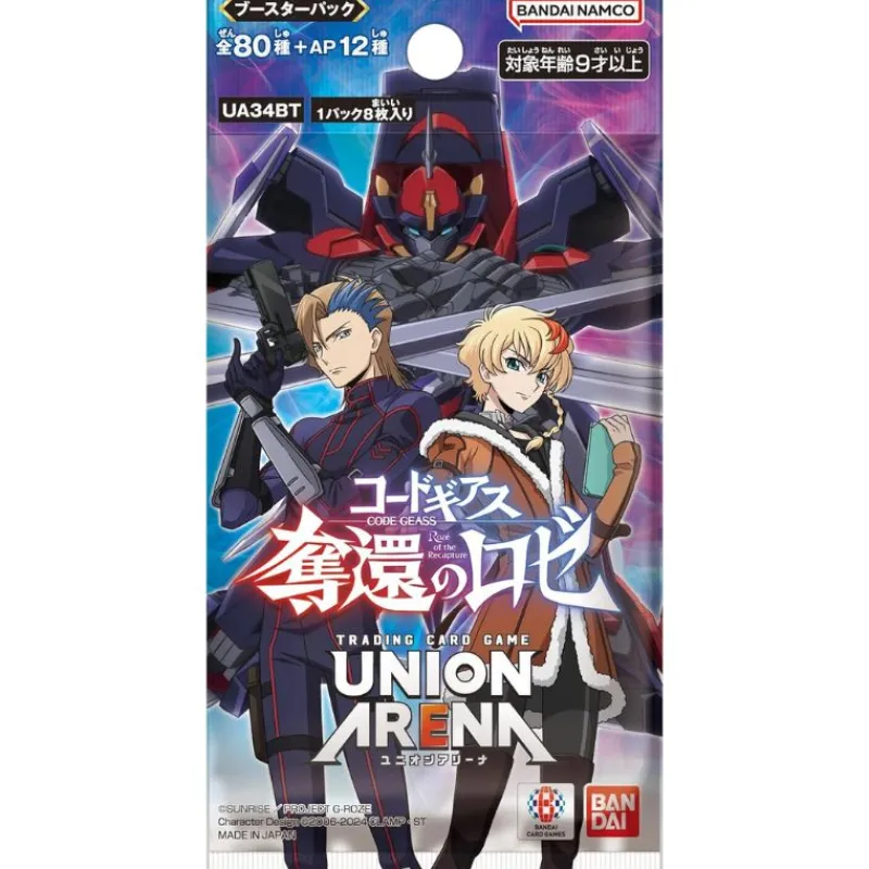 BANDAI Union Arena Code Geass Rose of Recapture UA34BT Booster Pack Box TCG